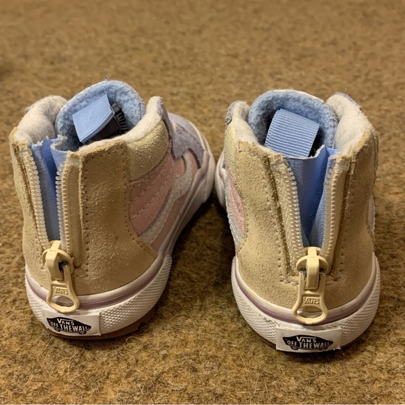 Vans Toddler Sk8-Hi Zip MTE-1 Pastel Block Sneakers Street Shoes Sz 6.5 - Picture 5 of 8